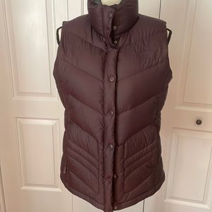 The north face down vest, size medium